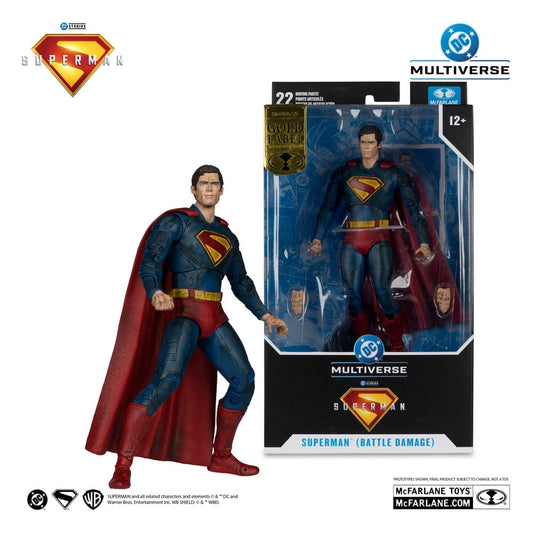 McFarlane DC Superman (2025) Superman (Battle Damaged) Gold Label 7" Action Figure