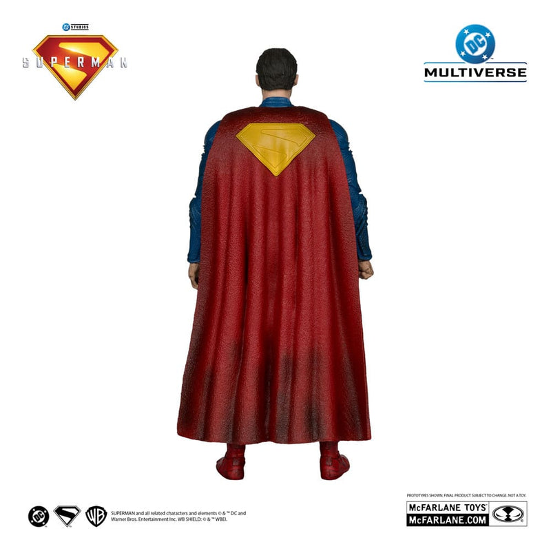 McFarlane DC Superman (2025) Superman (Battle Damaged) Gold Label 7" Action Figure, packaging shot