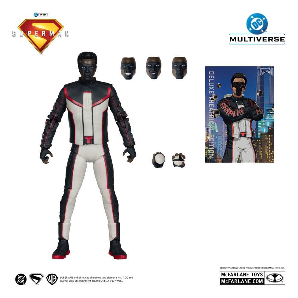 DC Multiverse Deluxe Superman (2025) Mr. Terrific (Red Platinum Edition) 1/10 Scale Action Figure