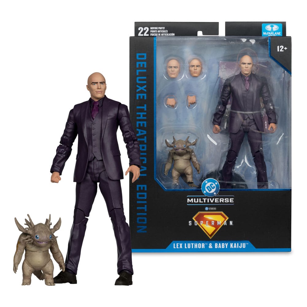 Superman (2025) Lex Luthor with Baby Kaiju 7.5" Scale Deluxe Theatrical Edition Action Figure