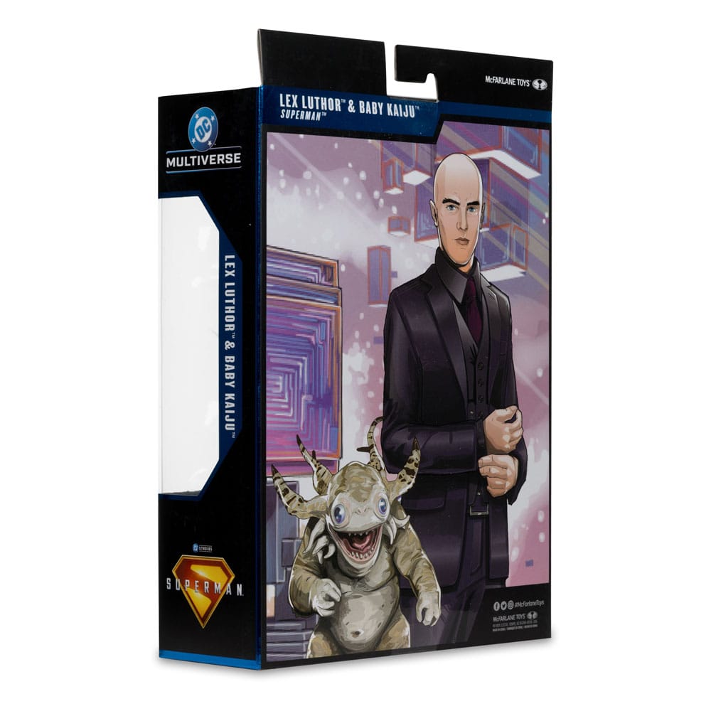 Superman (2025) Lex Luthor with Baby Kaiju 7.5" Scale Deluxe Theatrical Edition Action Figure