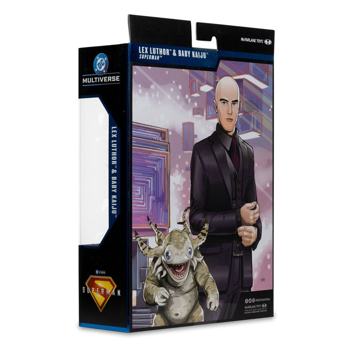 Superman (2025) Lex Luthor with Baby Kaiju 7.5" Scale Deluxe Theatrical Edition Action Figure