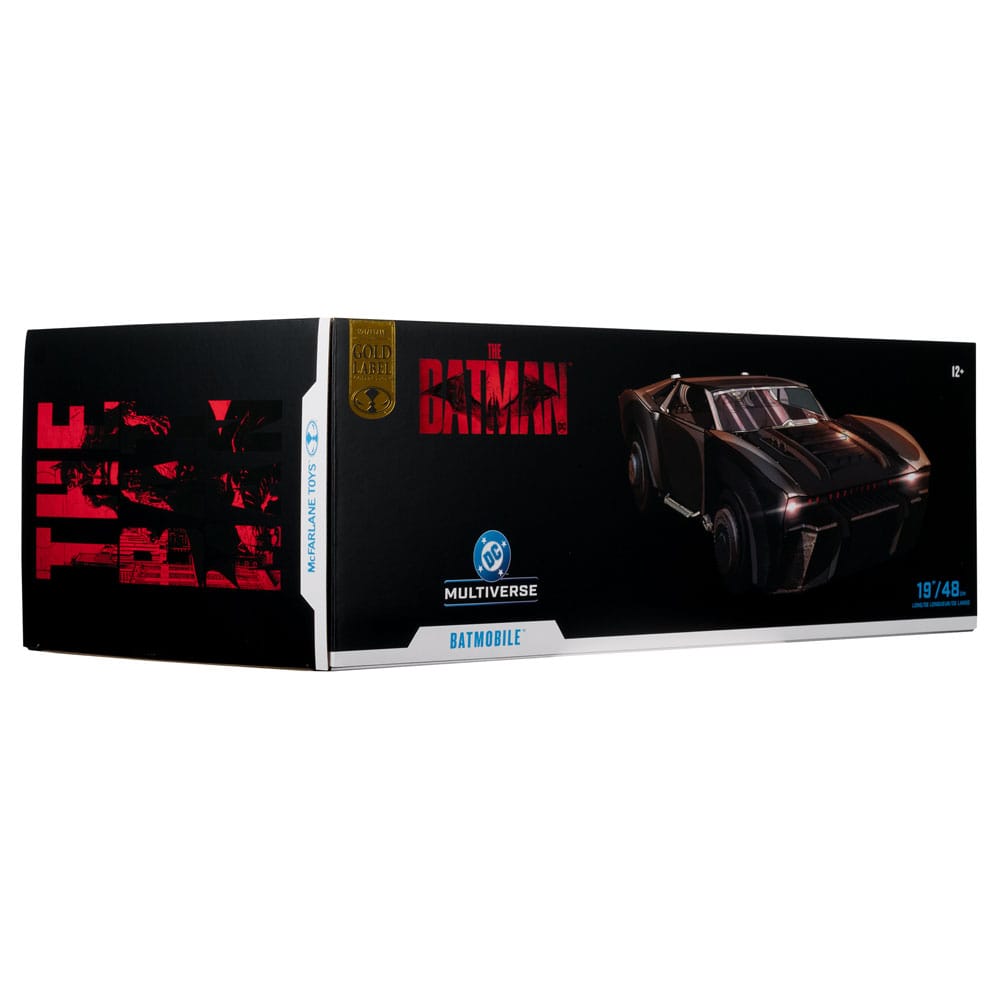 DC Multiverse The Batman (2022) Batmobil 1/10 Scale Figure [Gold Label]