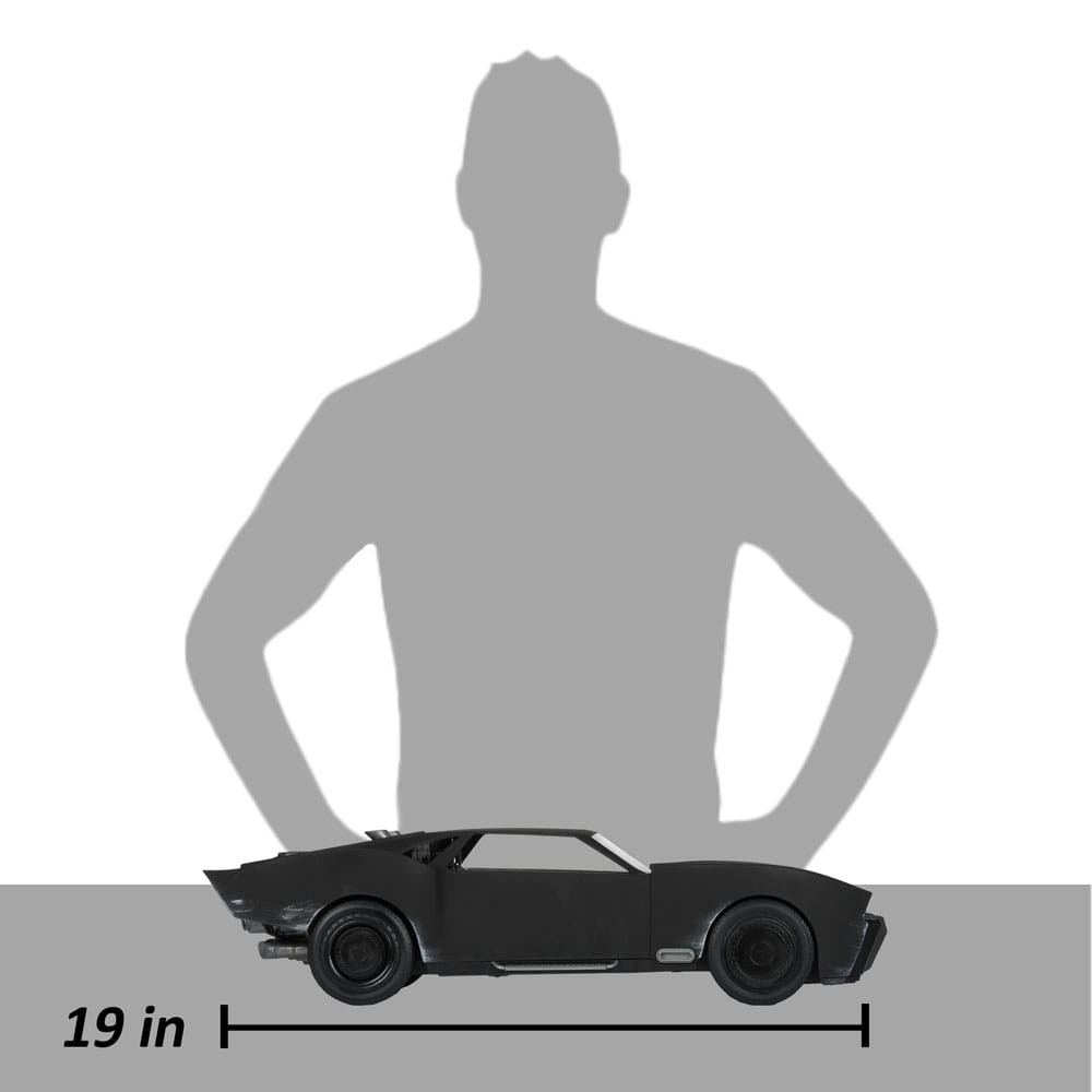 DC Multiverse The Batman (2022) Batmobil 1/10 Scale Figure [Gold Label]