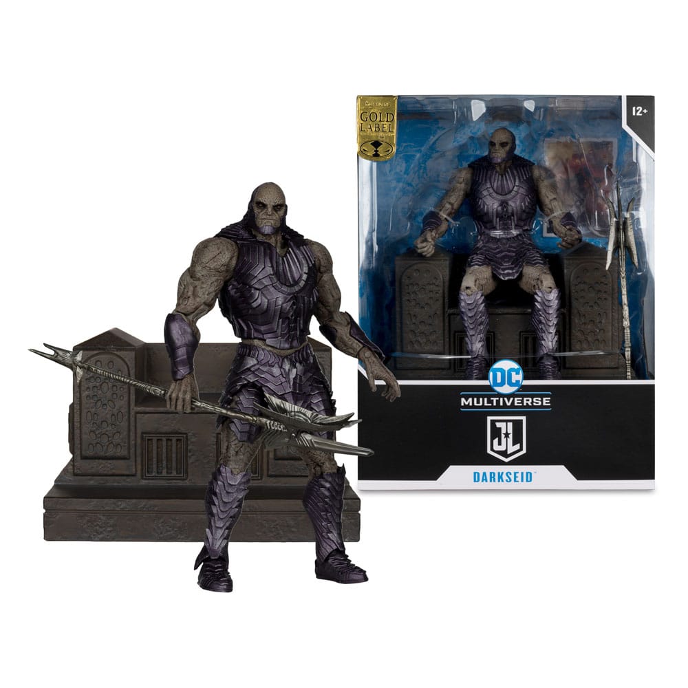 DC Multiverse Zack Snyder's Justice League Darkseid with Throne 9.5" Scale Mega Action Figure [Gold Label]