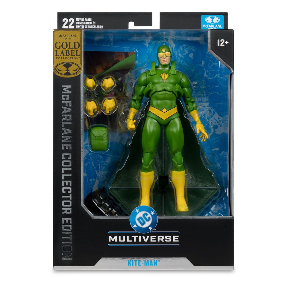 DC Multiverse McFarlane Batman Rogues Kite Man (Gold Label) 9" Collector Edition Action Figure