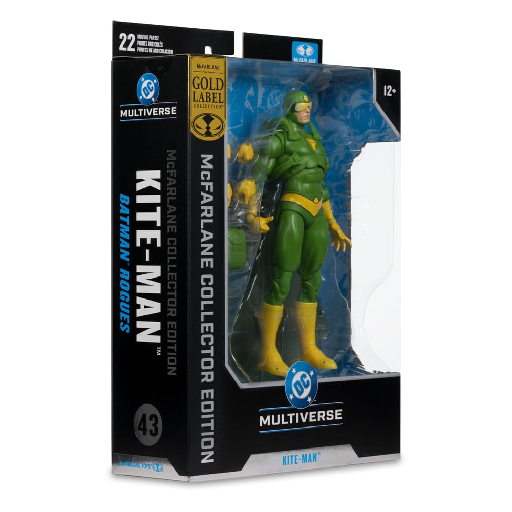 DC Multiverse McFarlane Batman Rogues Kite Man (Gold Label) 9" Collector Edition Action Figure