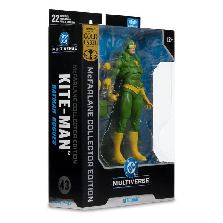 DC Multiverse McFarlane Batman Rogues Kite Man (Gold Label) 9" Collector Edition Action Figure