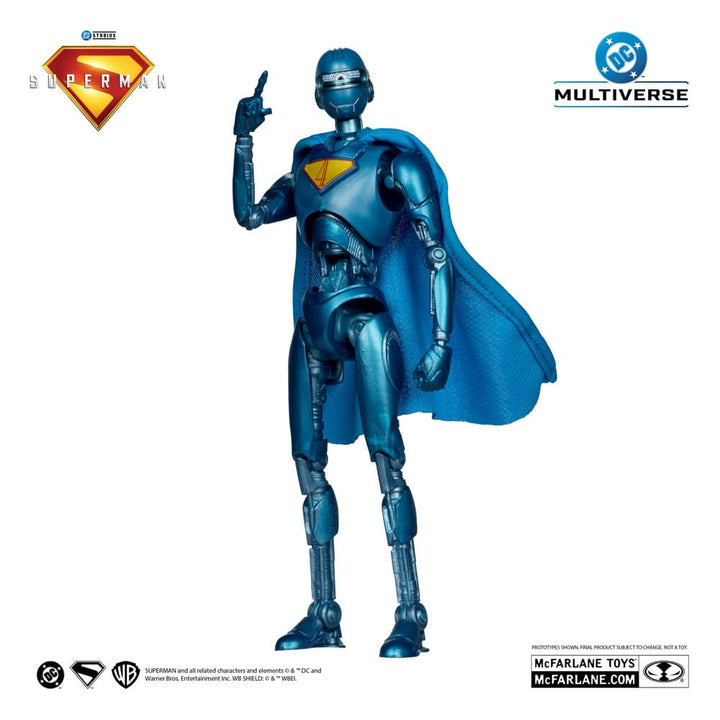 DC Multiverse Deluxe Superman Robot (Red Platinum Edition) 1/11 Scale Action Figure
