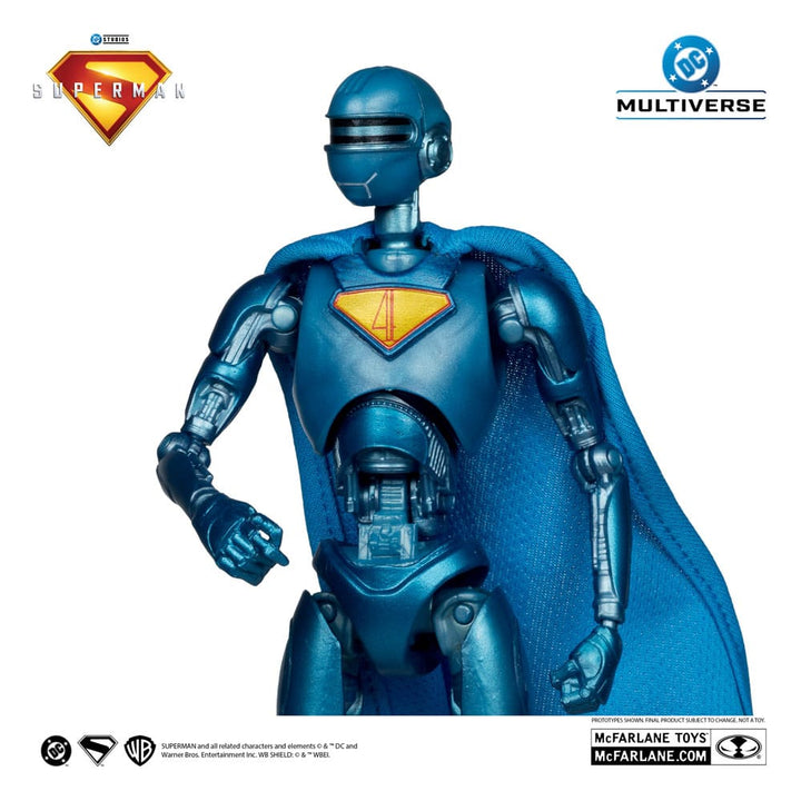 DC Multiverse Deluxe Superman Robot (Red Platinum Edition) 1/11 Scale Action Figure