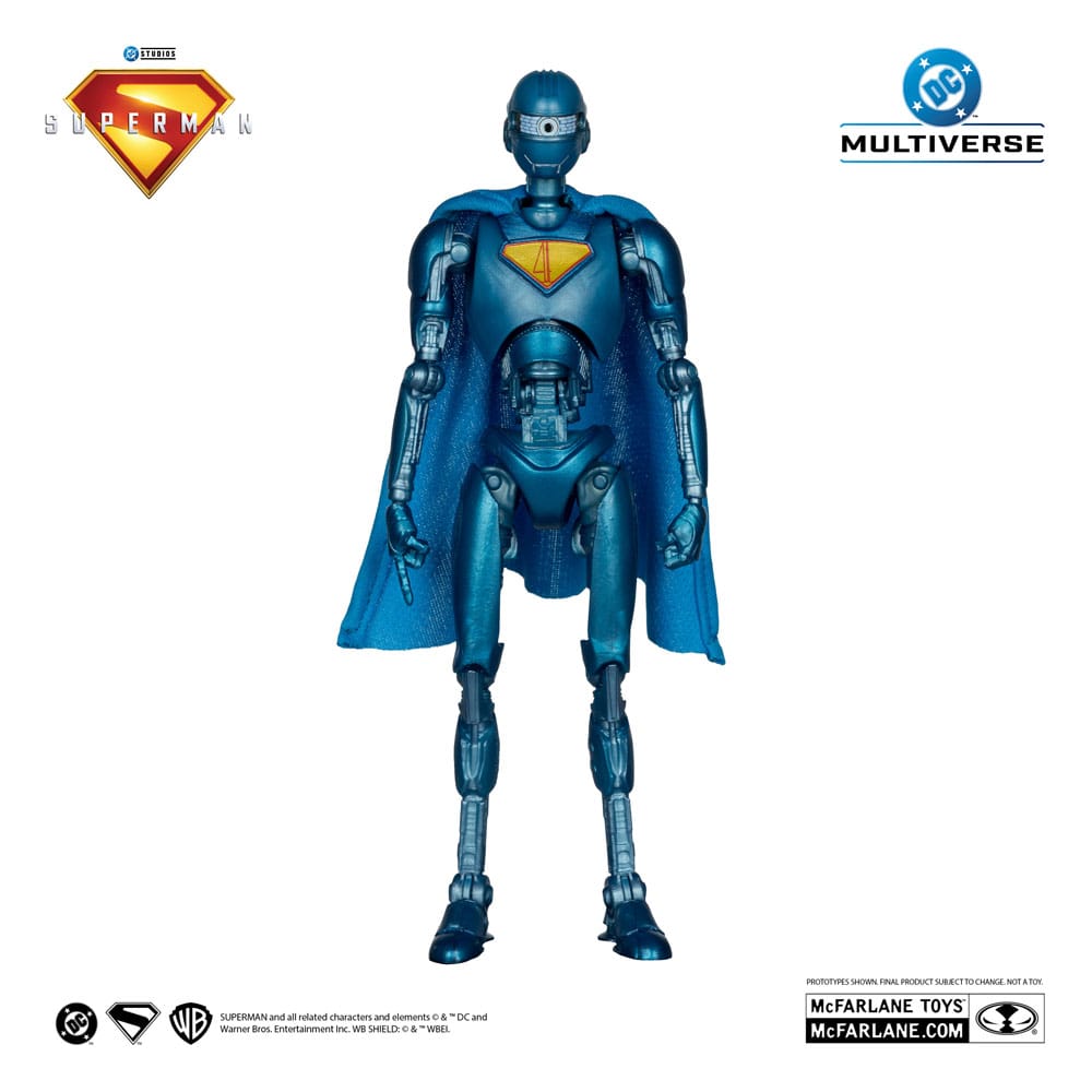 DC Multiverse Deluxe Superman Robot (Red Platinum Edition) 1/11 Scale Action Figure