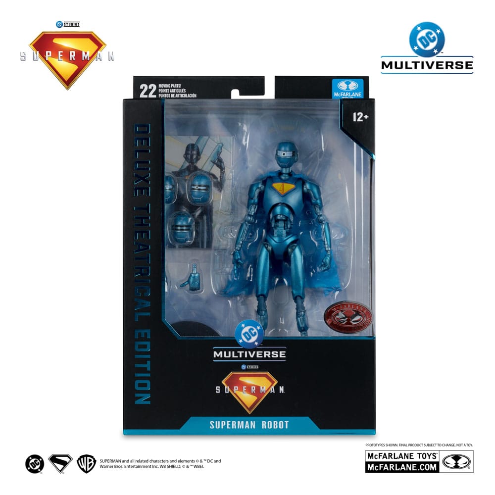 DC Multiverse Deluxe Superman Robot (Red Platinum Edition) 1/11 Scale Action Figure