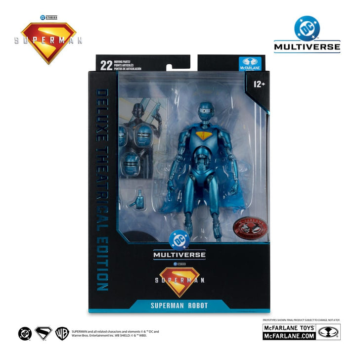 DC Multiverse Deluxe Superman Robot (Red Platinum Edition) 1/11 Scale Action Figure