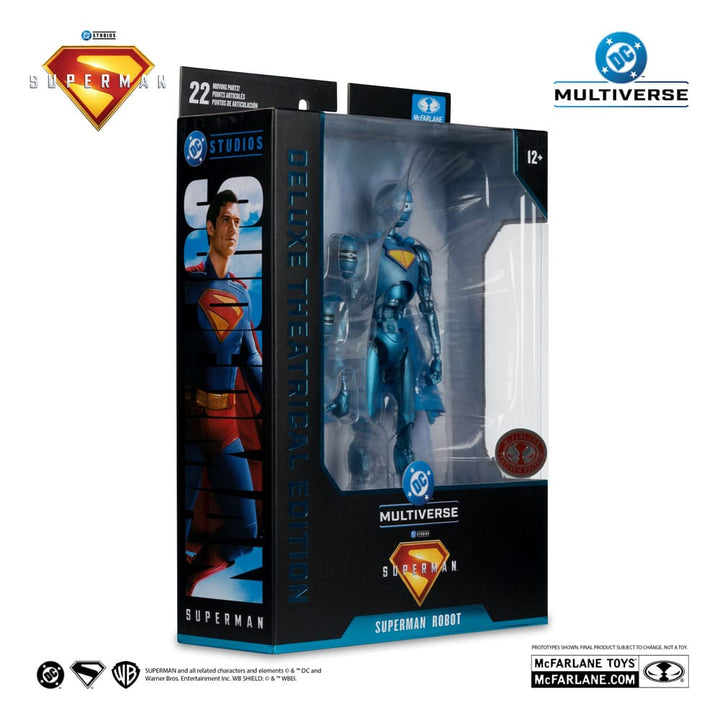 DC Multiverse Deluxe Superman Robot (Red Platinum Edition) 1/11 Scale Action Figure