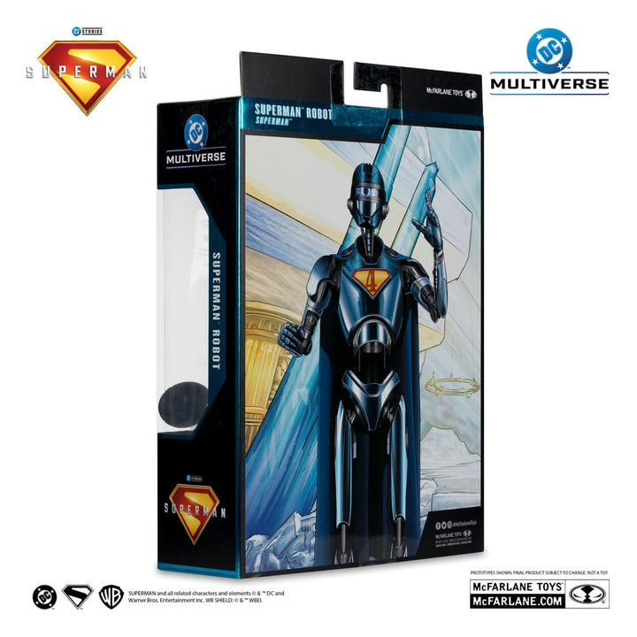 DC Multiverse Deluxe Superman Robot (Red Platinum Edition) 1/11 Scale Action Figure