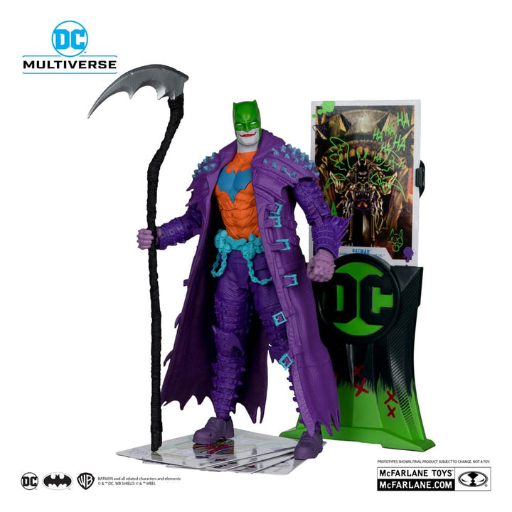 DC Multiverse Batman Jokerized Dark Nights Death Metal Gold Label Action Figure 18 cm