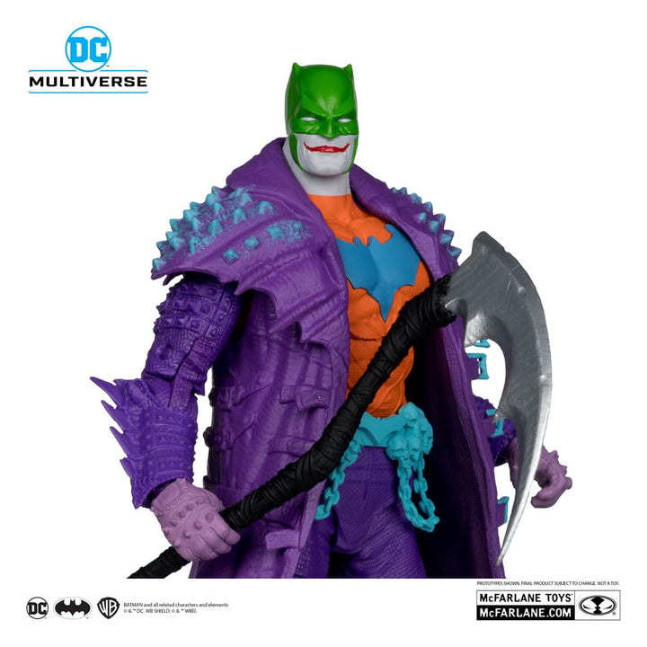 DC Multiverse Batman Jokerized Dark Nights Death Metal Gold Label Action Figure 18 cm