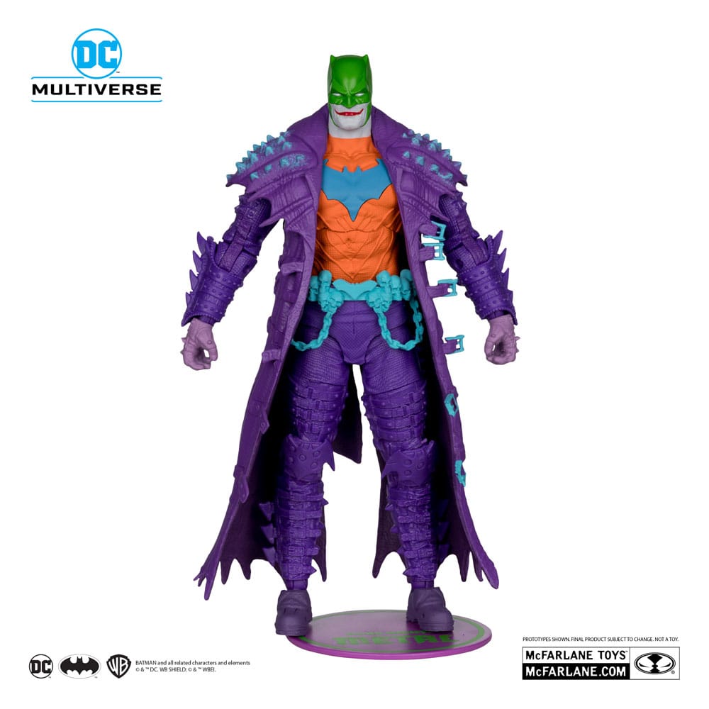 DC Multiverse Batman Jokerized Dark Nights Death Metal Gold Label Action Figure 18 cm