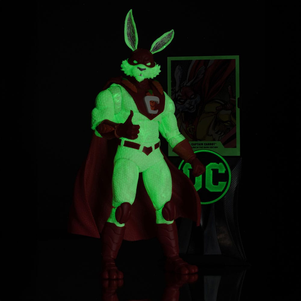 DC Multiverse Captain Carrot (Justice League Incarnate) Glow In The Dark Edition 7" Scale Action Figure [Gold Label]