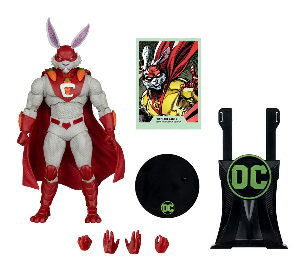 DC Multiverse Captain Carrot (Justice League Incarnate) Glow In The Dark Edition 7" Scale Action Figure [Gold Label]