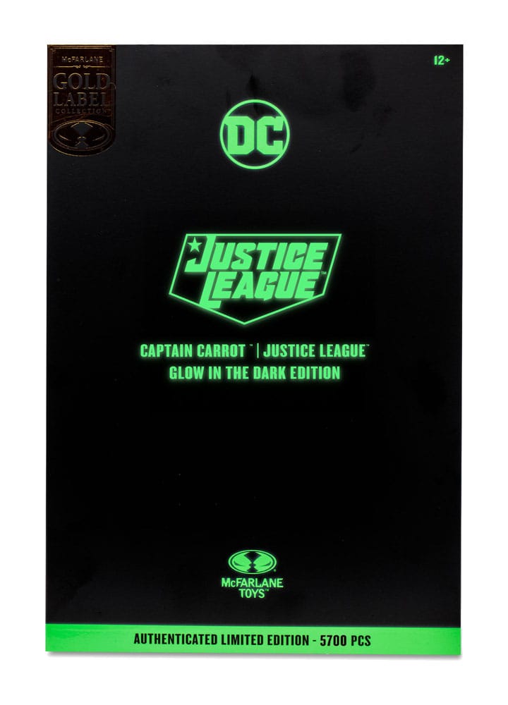 DC Multiverse Captain Carrot (Justice League Incarnate) Glow In The Dark Edition 7" Scale Action Figure [Gold Label]
