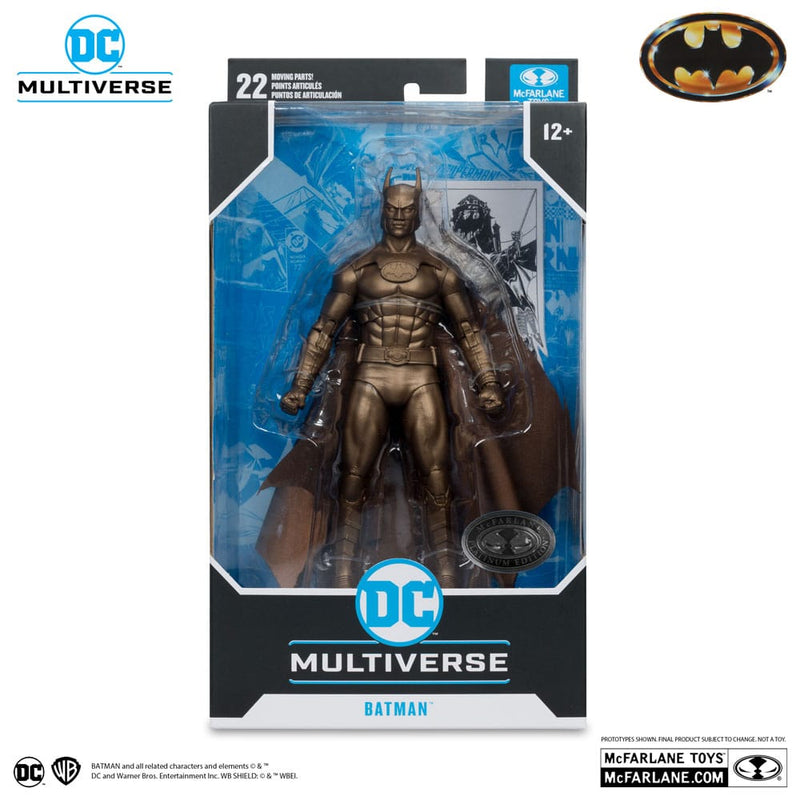 Batman 1989 Bronze Platinum Edition DC Multiverse McFarlane Toys 7" Action Figure