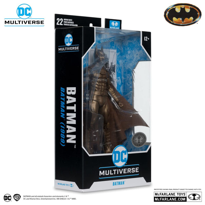 Batman 1989 Bronze Platinum Edition DC Multiverse McFarlane Toys 7" Action Figure