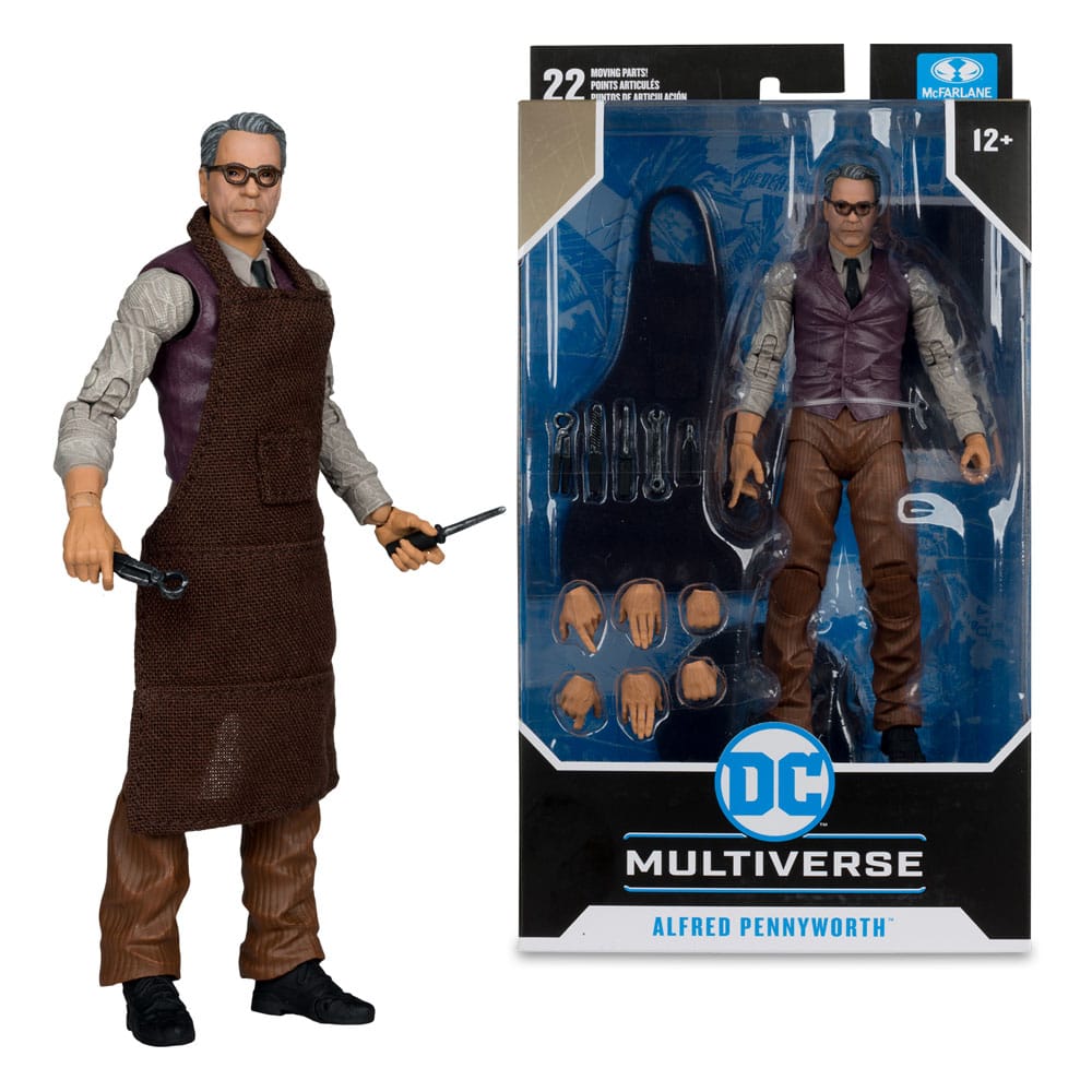Batman v Superman Dawn of Justice Alfred Pennyworth DC Multiverse Action Figure 18 cm