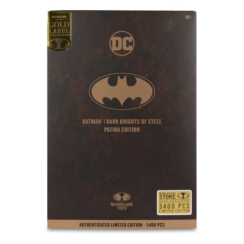 Batman Dark Knights of Steel Patina Edition DC Multiverse Gold Label McFarlane 7" Figure