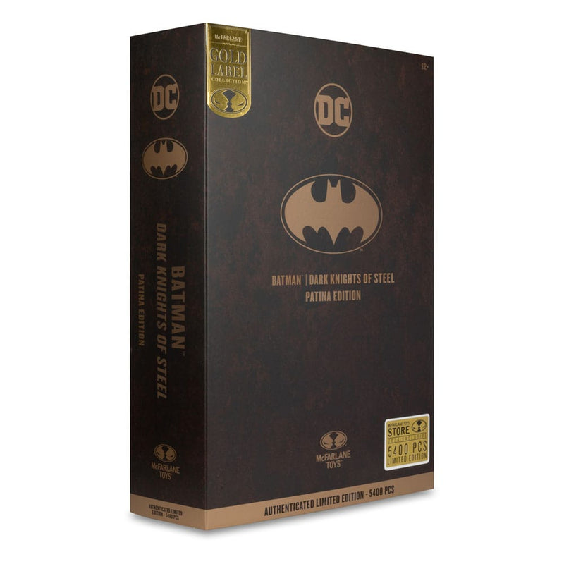 Batman Dark Knights of Steel Patina Edition DC Multiverse Gold Label McFarlane 7" Figure