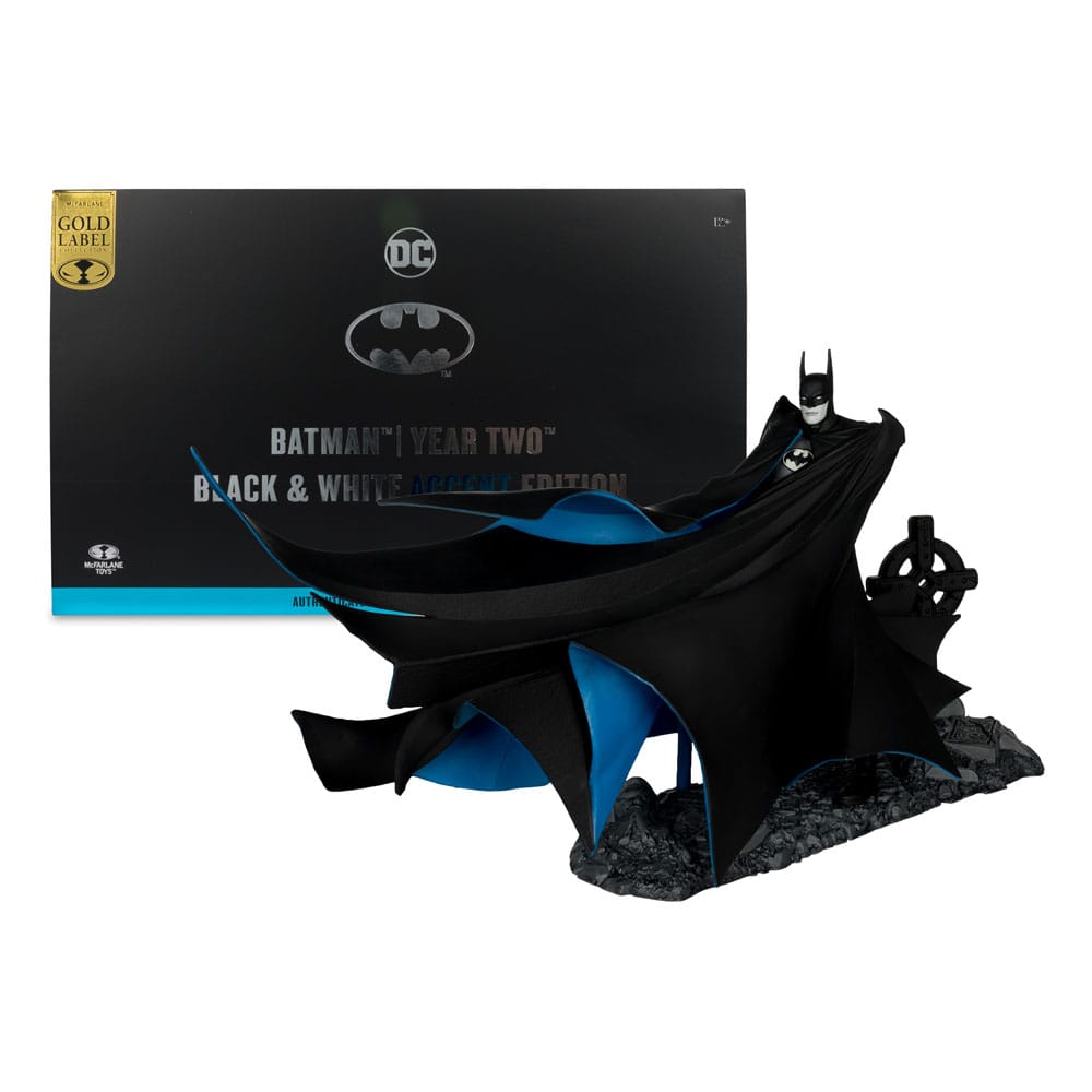 DC Multiverse Batman Year Two Black and White Accent Edition 7" Scale Action Figure [Gold Label]