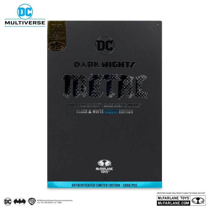 DC Multiverse Dark Nights Metal The Grim Knight (Black and White Accent) 7" Scale Action Figure  [Gold Label]