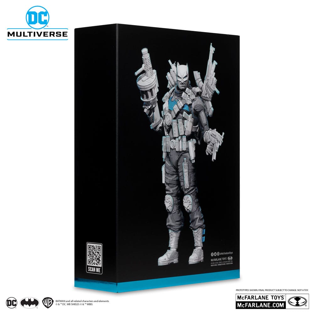 DC Multiverse Dark Nights Metal The Grim Knight (Black and White Accent) 7" Scale Action Figure  [Gold Label]