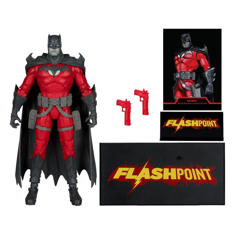 Flashpoint Batman B&W Accent DC Multiverse Gold Label McFarlane Toys 7" Action Figure