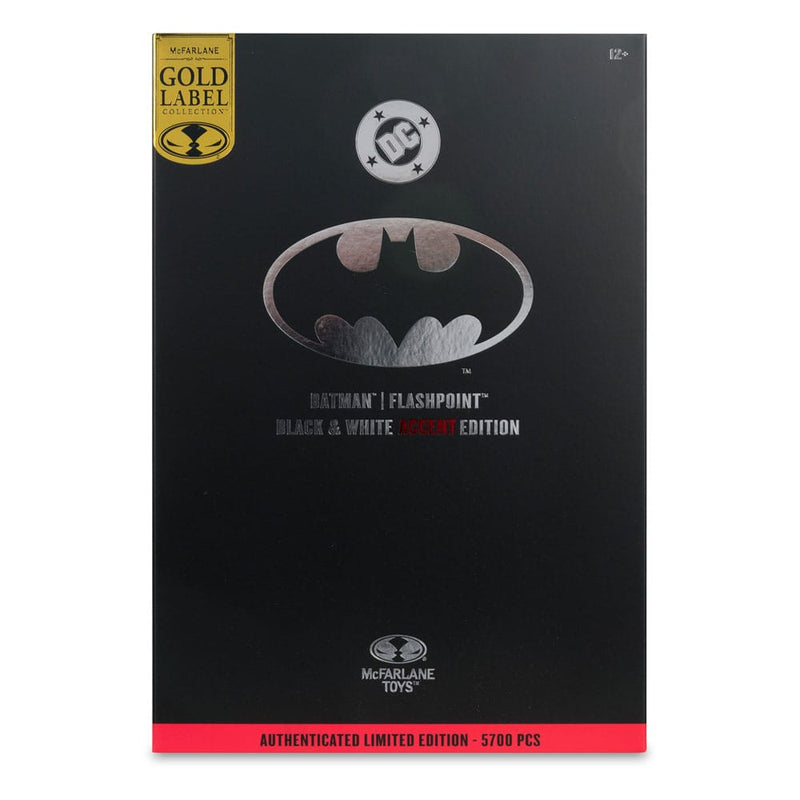 Flashpoint Batman B&W Accent DC Multiverse Gold Label McFarlane Toys 7" Action Figure