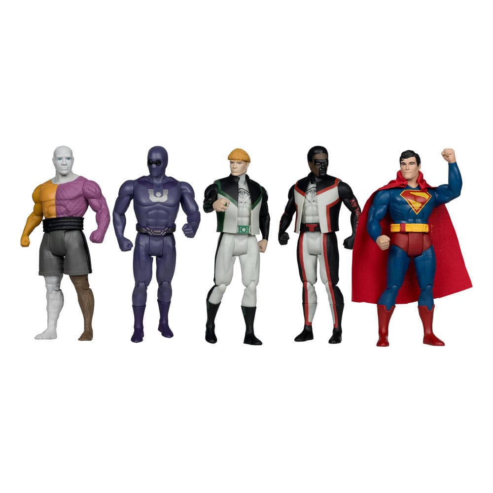 DC Direct Superman (2025) 4.3" Scale Super Powers Action Figures (5-Pack) [Gold Label]