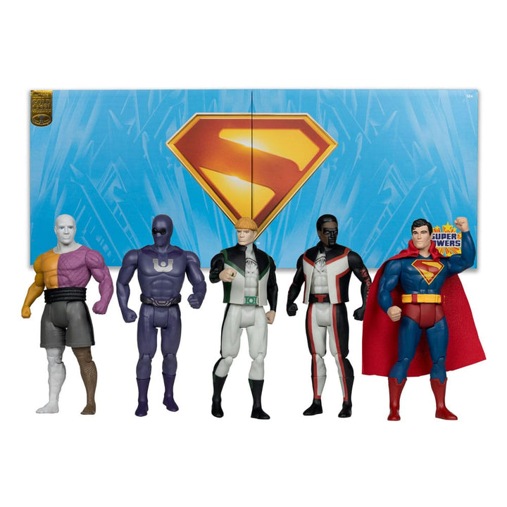 DC Direct Superman (2025) 4.3" Scale Super Powers Action Figures (5-Pack) [Gold Label]
