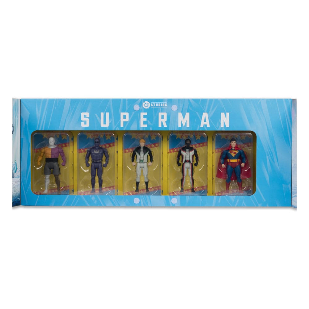DC Direct Superman (2025) 4.3" Scale Super Powers Action Figures (5-Pack) [Gold Label]