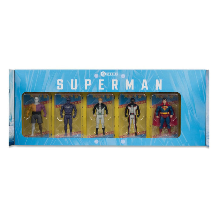 DC Direct Superman (2025) 4.3" Scale Super Powers Action Figures (5-Pack) [Gold Label]