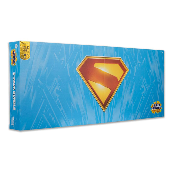 DC Direct Superman (2025) 4.3" Scale Super Powers Action Figures (5-Pack) [Gold Label]