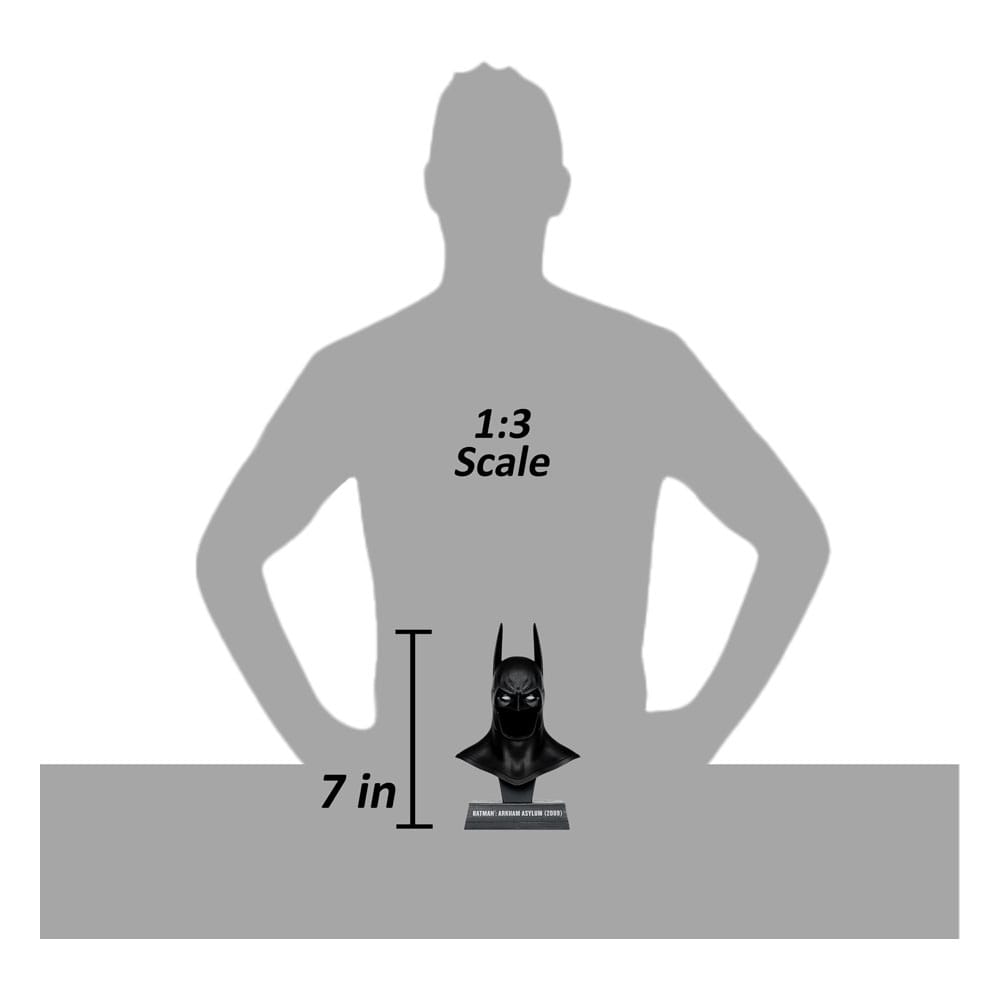 Batman Arkham Asylum Batman Cowl 1/3 Scale Replica