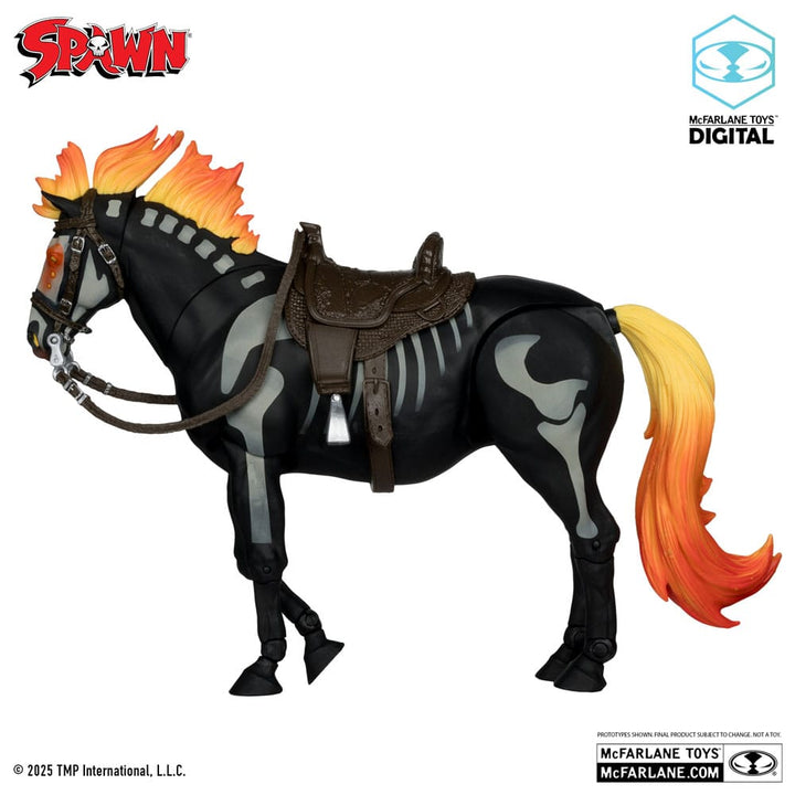 Spawn The Dark Ages Bloodaxe with Horse 7" Scale Action Figure (30th Anniversary Special) [Gold Label]