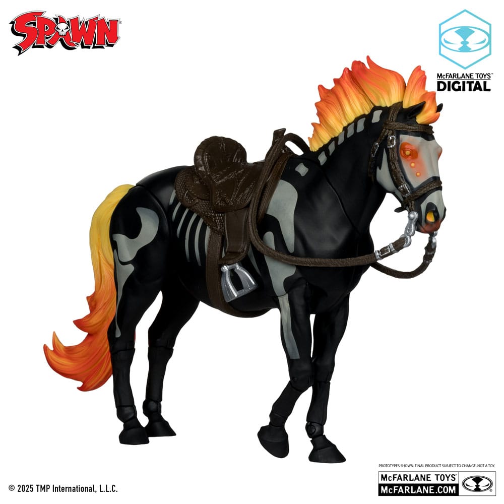 Spawn The Dark Ages Bloodaxe with Horse 7" Scale Action Figure (30th Anniversary Special) [Gold Label]