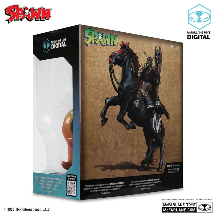 Spawn The Dark Ages Bloodaxe with Horse 7" Scale Action Figure (30th Anniversary Special) [Gold Label]