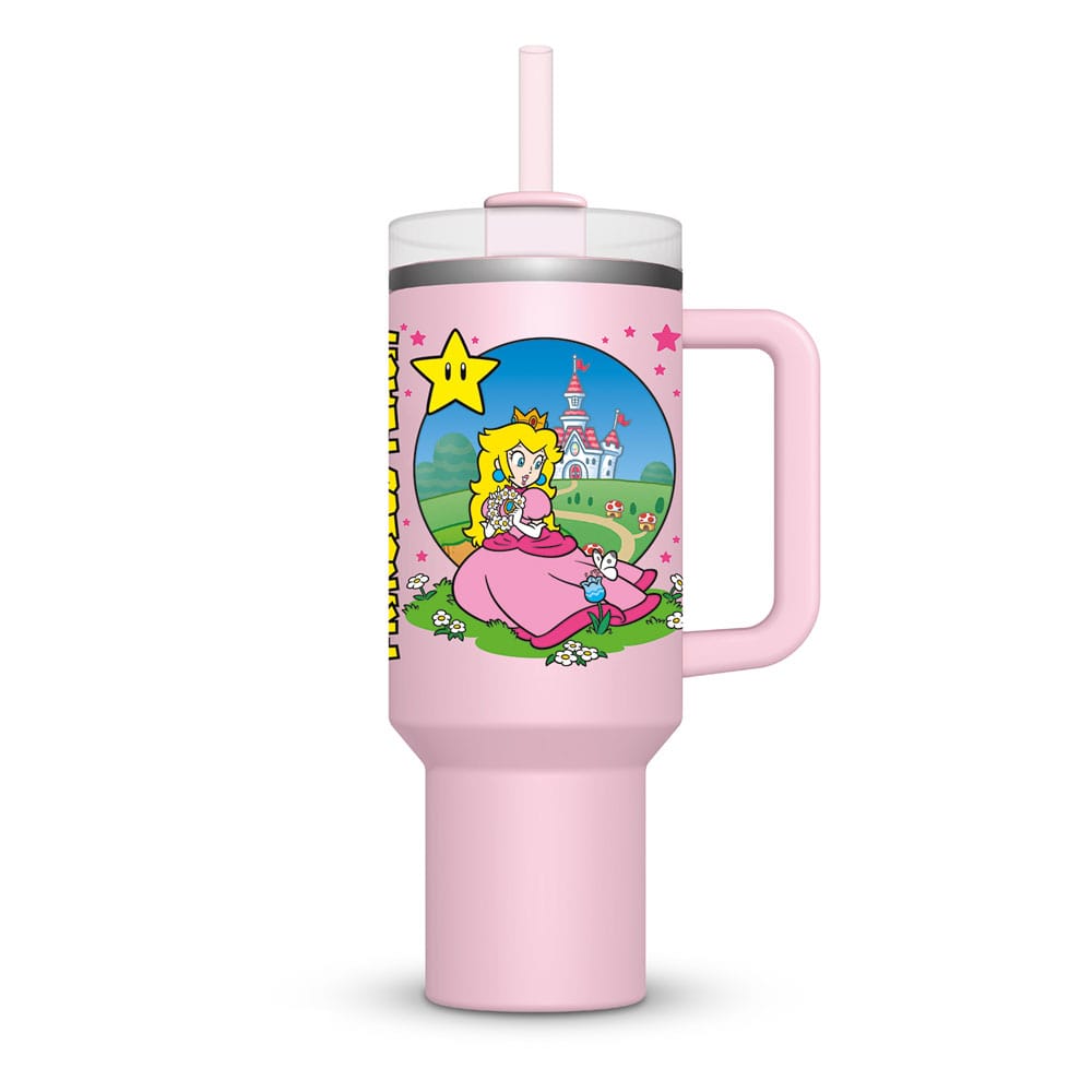 Super Mario Peach Stainless Steel Tumbler 1130 ml POP! Vinyl Figure