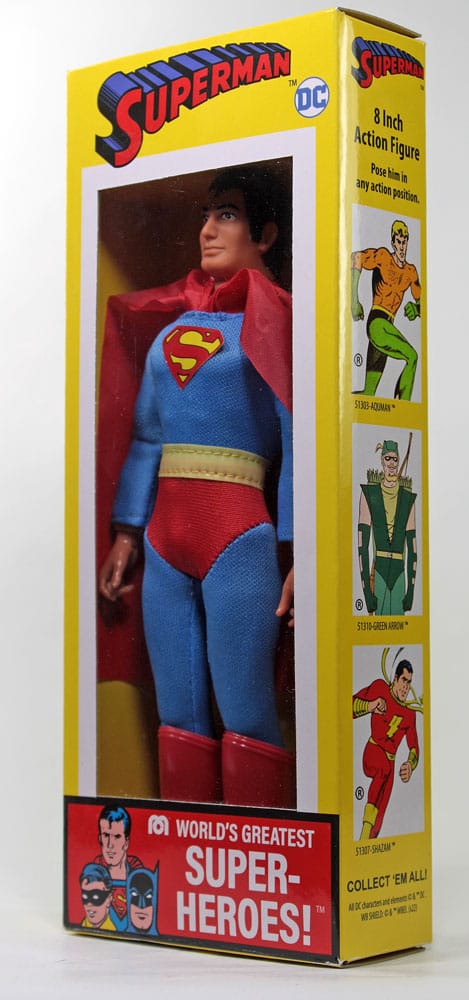 DC Comics Superman Worlds Greatest Super Heroes Action Figure 50th Anniversary 20 cm