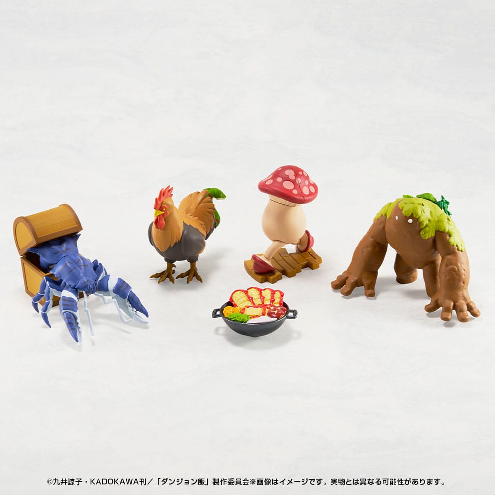 Delicious in Dungeon Dungeon Creature Kaitai Fantasy Minifigure 4 Pack 6 cm