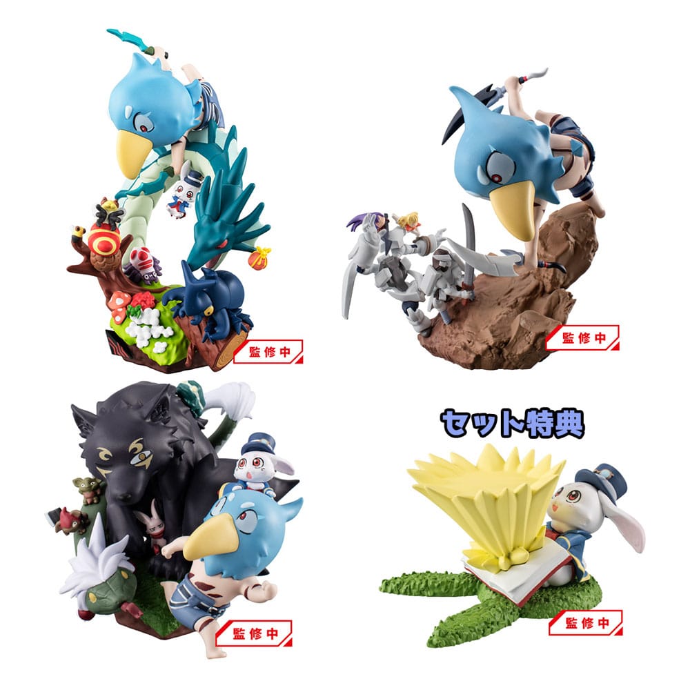 Shangri La Frontier Shangri La Frontier vs Monster Petitrama EX Series Trading Figure 3 Set Diorama Collection 11 cm With Gift