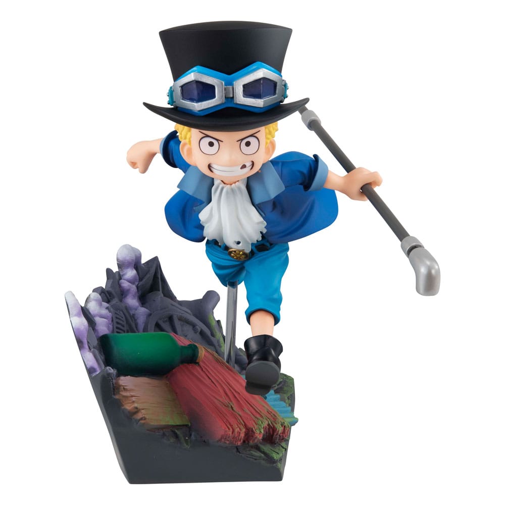 GEM Sabo Run Run Run Ver One Piece PVC Statue 13 cm