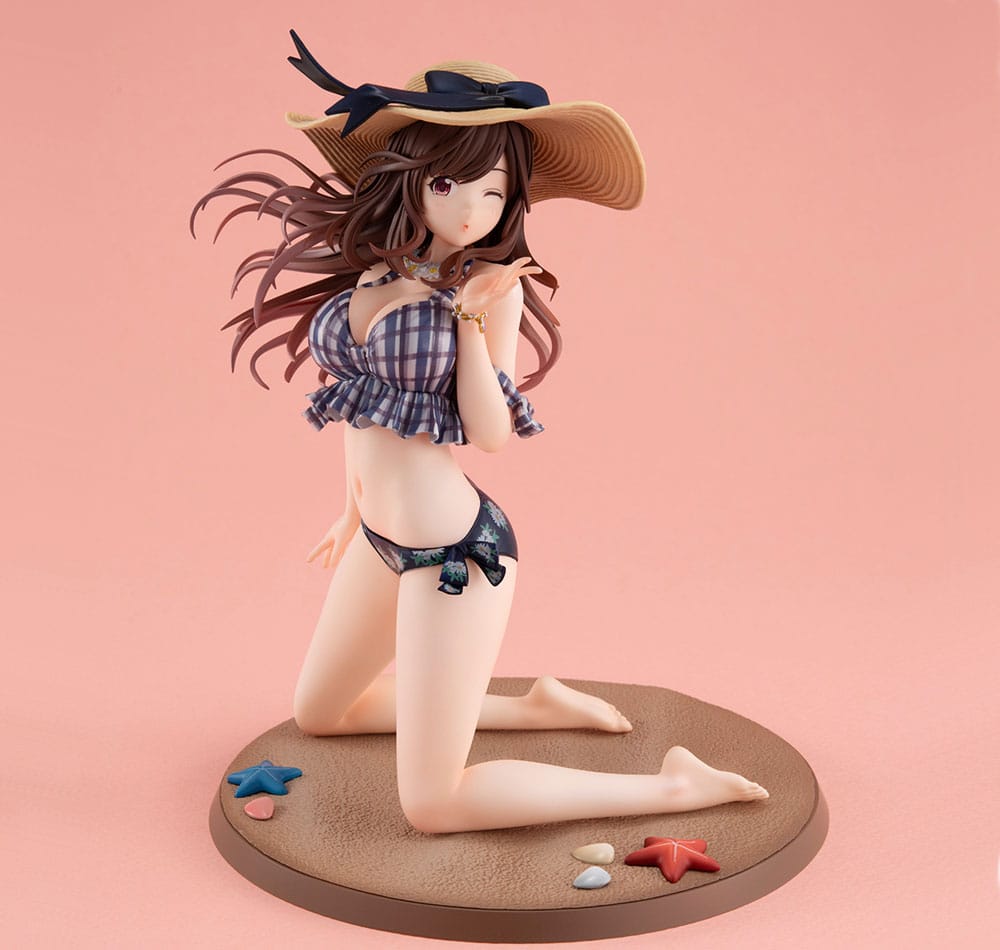 Kogane Tsukioka Be Bop Beach Ver The Idolmaster Shiny Colors PVC Statue 17 cm